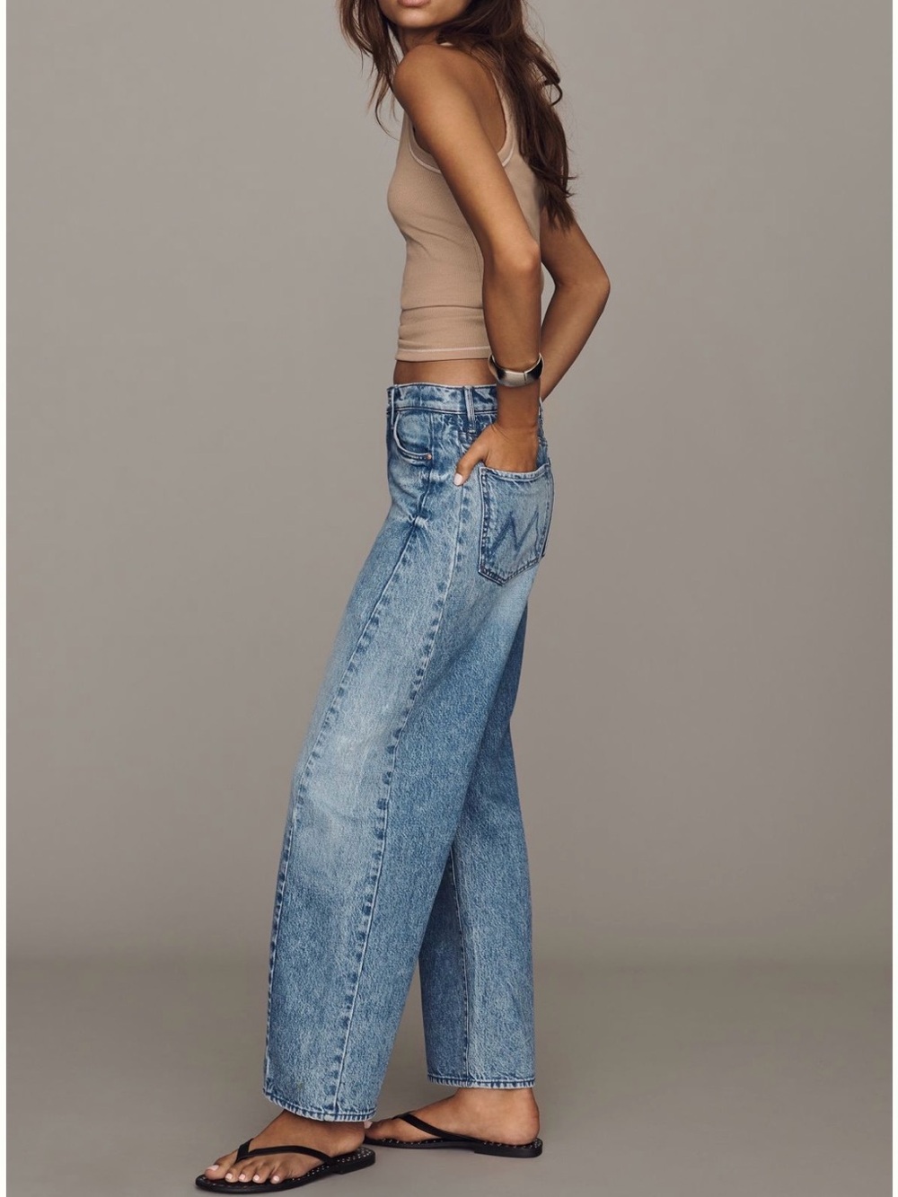 MOTHER Half Pipe High-Rise Tapered
Ankle Jeans - Picture 4 of 7